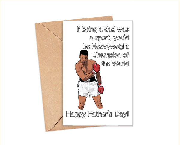 Muhammad Ali Father's Day Card