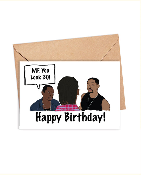 Bad Boys 2 Birthday Card [DIGITAL FILE]