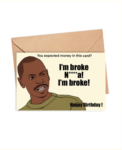 Dave Chappelle "Chappelle Show Birthday  Card