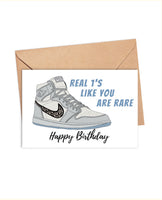 Dior Jordan 1's Birthday Card [DIGITAL FILE]