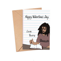 J Cole Valentine's Day Card