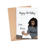 J Cole Birthday Card