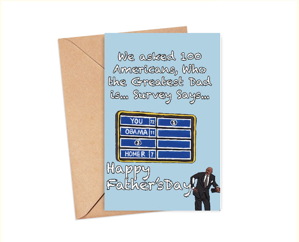 Steve Harvey Family Feud Father's Day Card