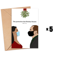 Mask It Up - Christmas Card
