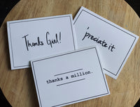"Thanks a Million" Thank You Cards (10)