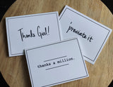 "Thanks Girl!" Thank You Cards (10)