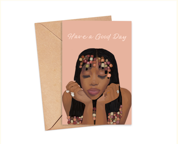 SZA  "Good Days" Birthday Card