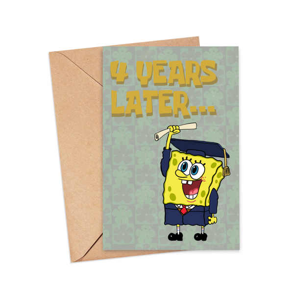 SpongeBob SquarePants Graduation Card