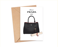 Prada You - Graduation Card