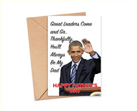 Barack Obama Father's Day Card